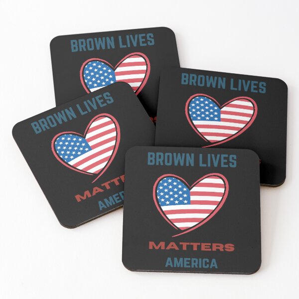Item preview, BROWN LIVES MATTER AMERICA designed and sold by FestivityFinds.