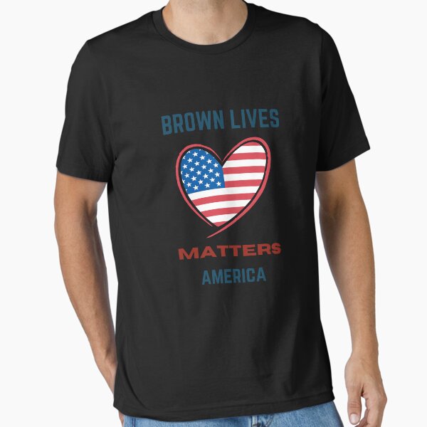 Item preview, BROWN LIVES MATTER AMERICA designed and sold by FestivityFinds.