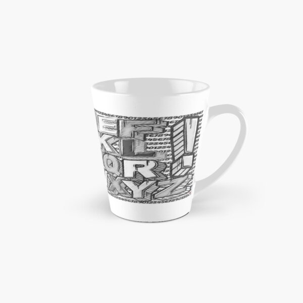 Aperçu de l'œuvre Alphabet. Modèle 2 noir et blanc. créée et vendue par Vinidal.
