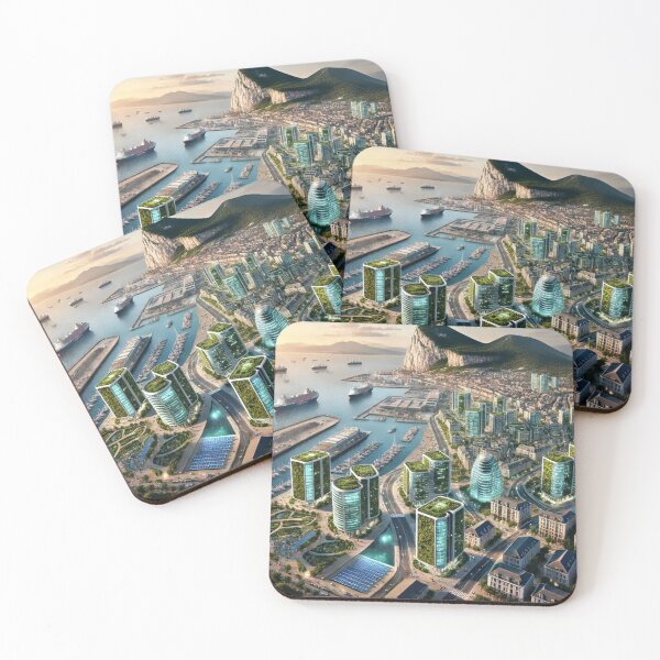Item preview, Gibraltar - Futuristic City designed and sold by Eric Nagel.