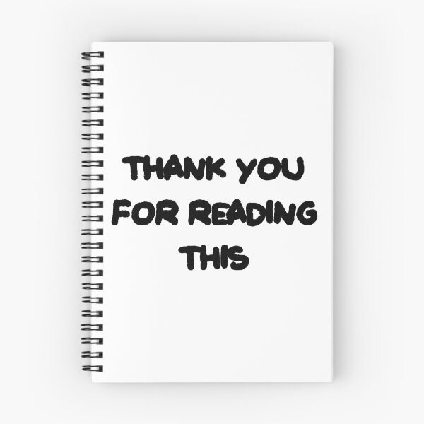 Item preview, Thank you for reading this quote graffiti designed and sold by JashJhaveri.