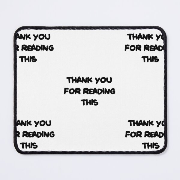 Item preview, Thank you for reading this quote graffiti designed and sold by JashJhaveri.
