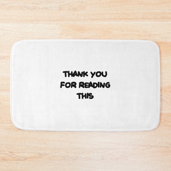 Item preview, Thank you for reading this quote graffiti designed and sold by JashJhaveri.