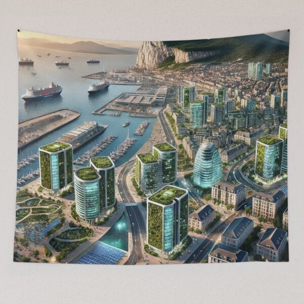Item preview, Gibraltar - Futuristic City designed and sold by Eric Nagel.