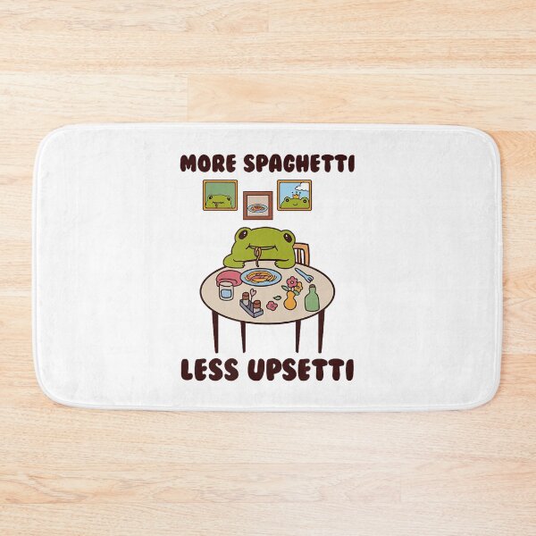 Item preview, Frog Savoring A Plate Of Pasta More Spaghetti Less Upsetti designed and sold by DreamyNature.