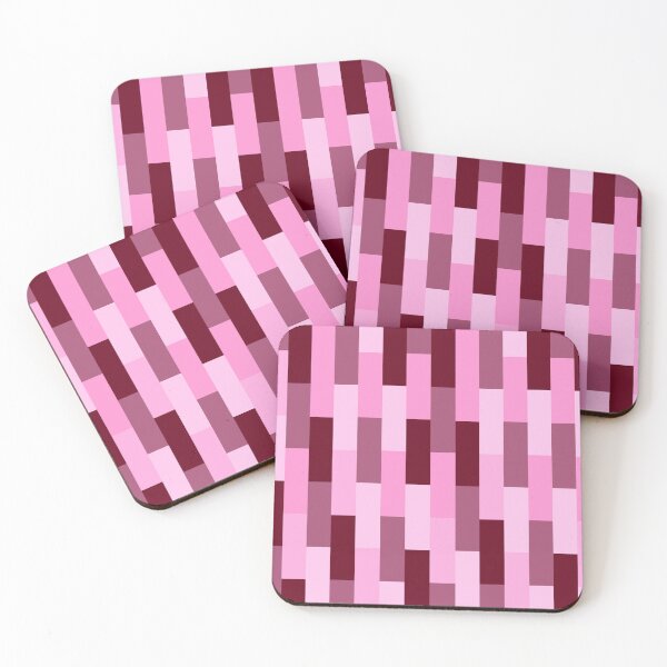 Item preview, Light and Dark Pink Geometric Rectangles designed and sold by OneThreeSix.