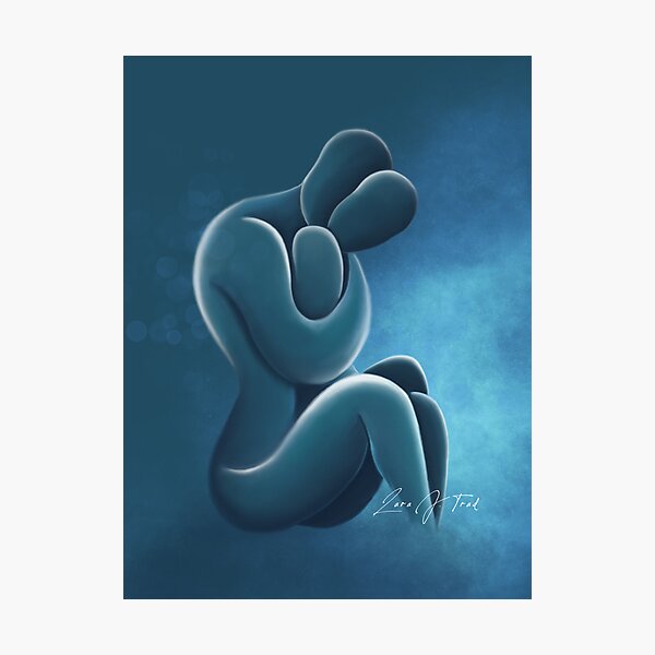 The Last Embrace – Emotional Figurative Art by Lara J. Trad Photographic Print