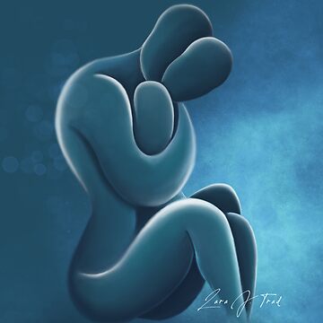 Artwork thumbnail, The Last Embrace – Emotional Figurative Art by Lara J. Trad by Larajtrad