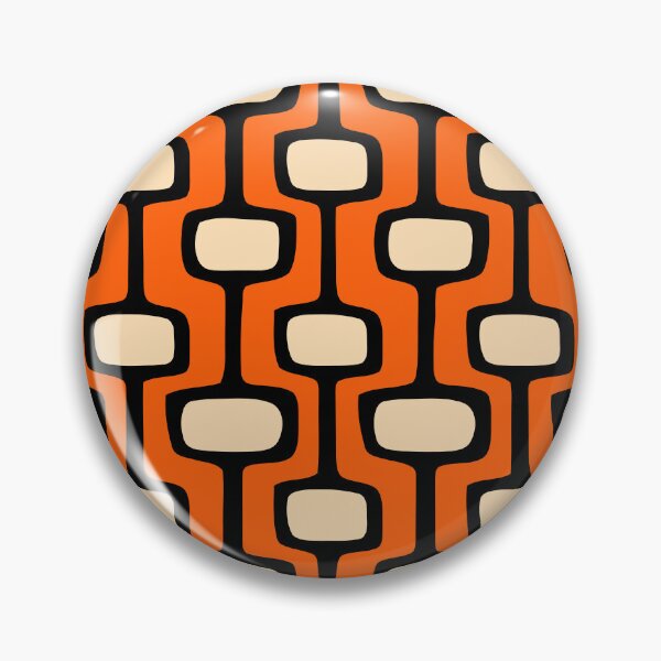 Item preview, Mid Century Modern Orange designed and sold by Angry Swan Designs.
