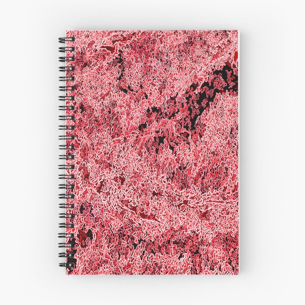 Item preview, Chaotic abstract red patterns. designed and sold by fishwithout.