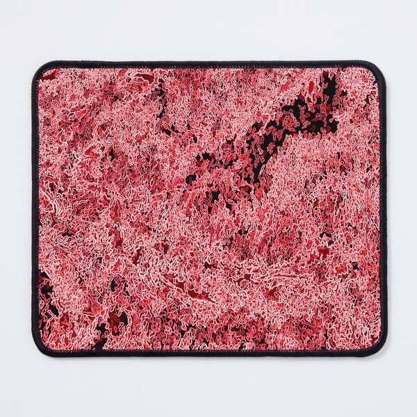 Item preview, Chaotic abstract red patterns. designed and sold by fishwithout.