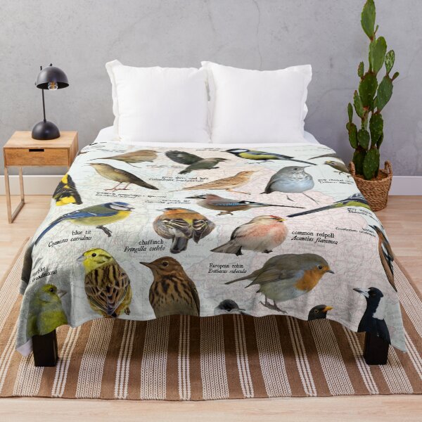 Item preview, songbirds of the United kingdom scientific map diagram  designed and sold by wesleykshaver.