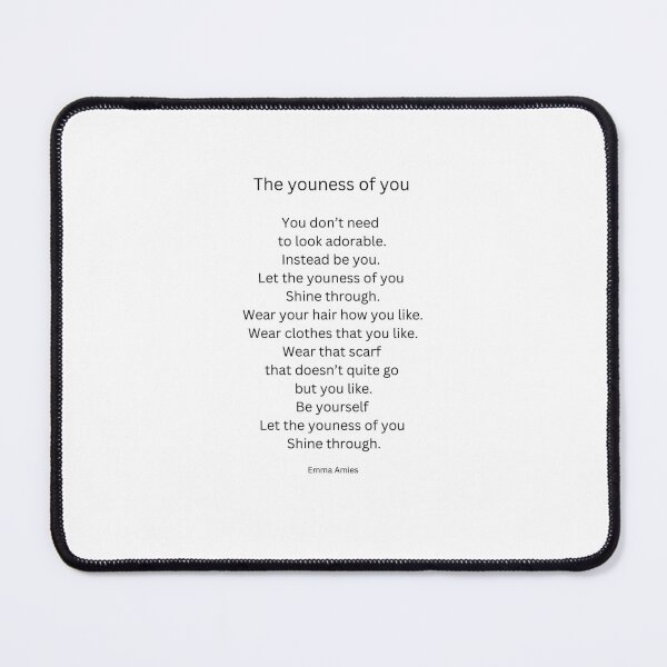 Item preview, The Youness of You Poem designed and sold by Emma  Amies.