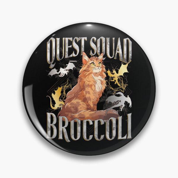 Item preview, Quest Fantasy Squad Broccoli Funny Cat Cute designed and sold by Galactic-Sketch.
