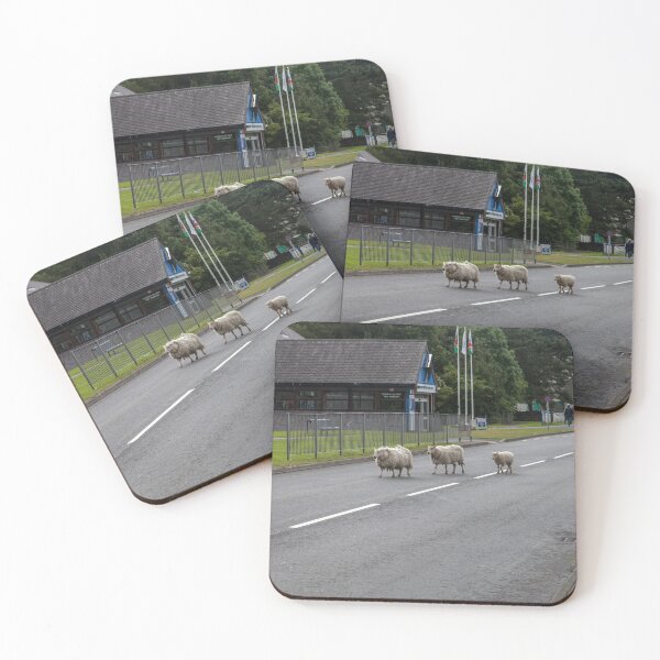 Item preview, Sheep Crossing the Road in a Rural Setting designed and sold by David Patterson.