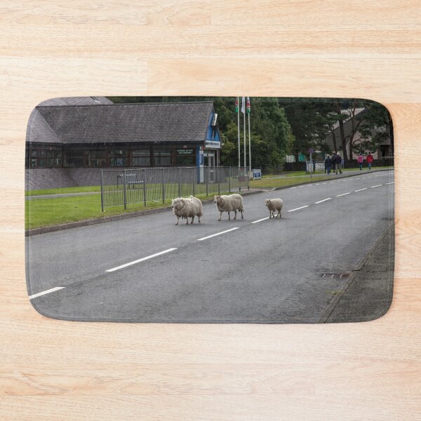 Item preview, Sheep Crossing the Road in a Rural Setting designed and sold by David Patterson.