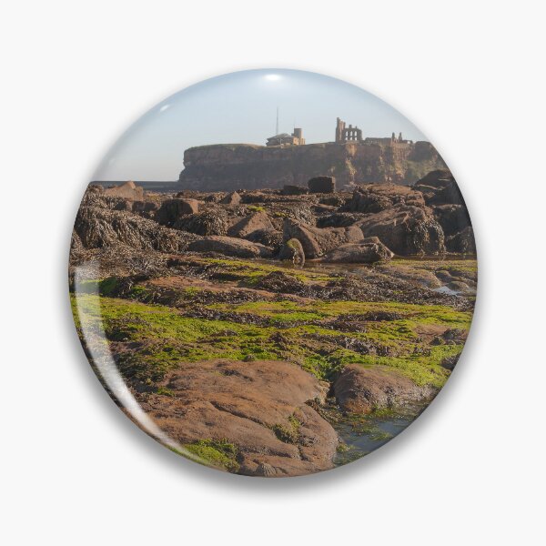 Item preview, Coastal Rock Formations with Tynemouth Priory Castle  designed and sold by David Patterson.