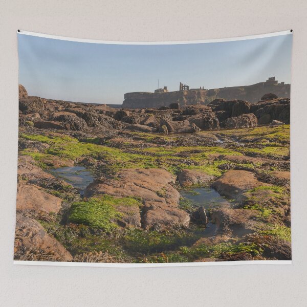 Item preview, Coastal Rock Formations with Tynemouth Priory Castle  designed and sold by David Patterson.