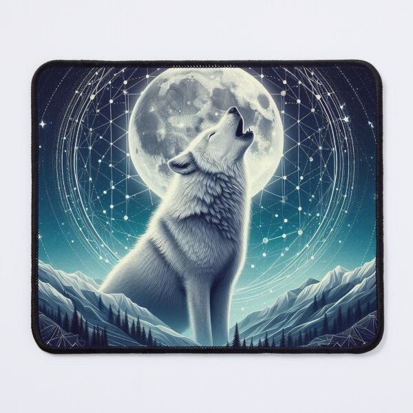 Item preview, Shadow wolf with the moon designed and sold by APOLLO TWENTY ONE.