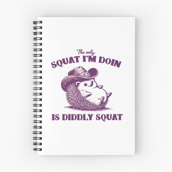 Item preview, The Only Squat I'm Doing – Funny Raccoon Gym Joke designed and sold by Colorful-Garden.