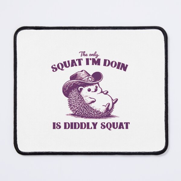 Item preview, The Only Squat I'm Doing – Funny Raccoon Gym Joke designed and sold by Colorful-Garden.