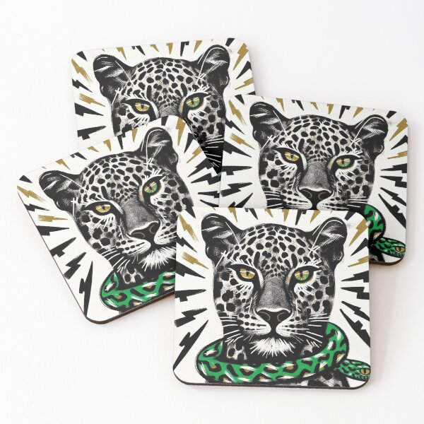 Item preview, Leopard's Electric Embrace designed and sold by zzz888.