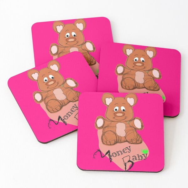 Item preview, Money Baby Bear with Green Heart (Design ACCI) designed and sold by VanyssaGraphics.