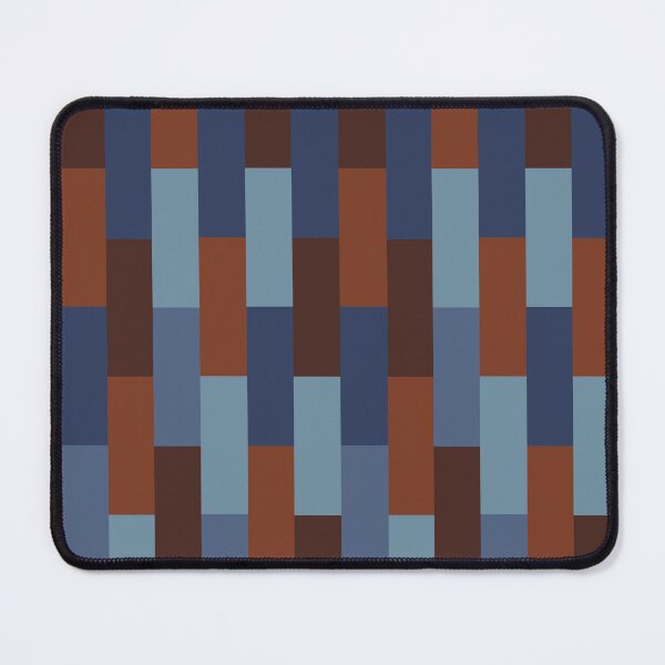 Item preview, Blue and Brown Geometric Rectangles designed and sold by OneThreeSix.