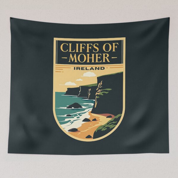 Item preview, Cliffs of Moher - The Burren - Ireland  designed and sold by GoodOldVintage.