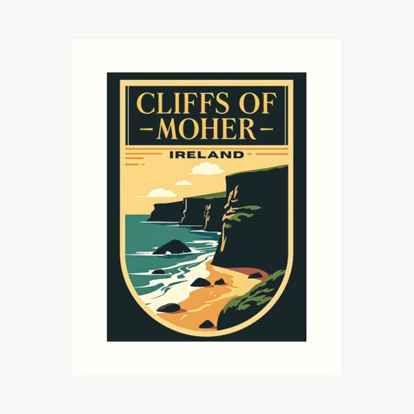 Item preview, Cliffs of Moher - The Burren - Ireland  designed and sold by GoodOldVintage.