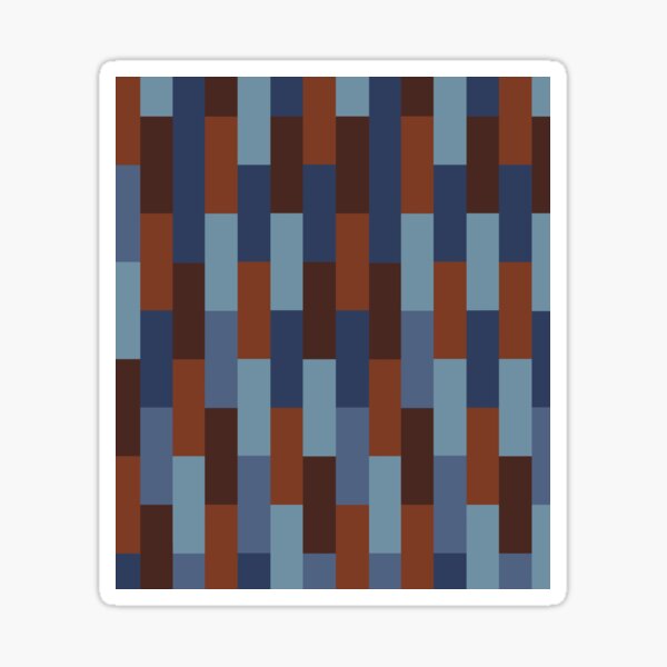 Artikel-Vorschau von Blaue und braune geometrische Rechtecke, designt und verkauft von OneThreeSix.