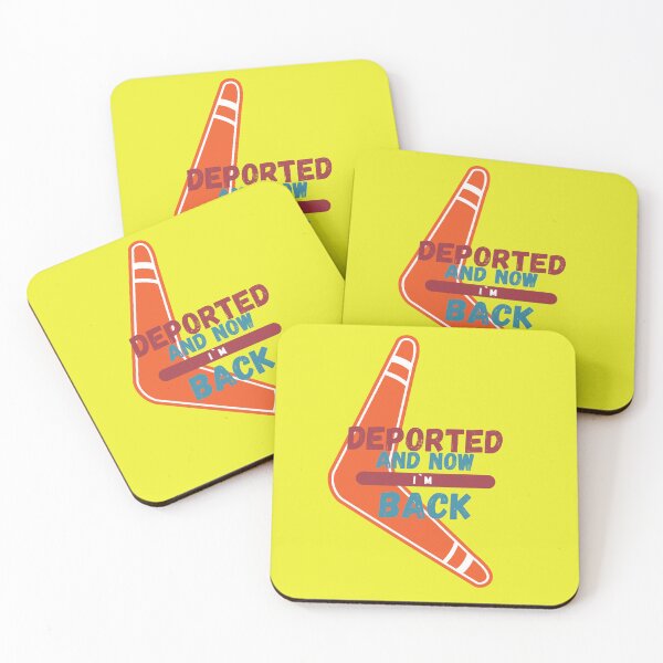 Item preview, Deportado y de regreso | Divertido estilo retro de Boomerang designed and sold by GraficiarniaAK.