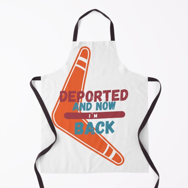Item preview, Deported & Back | Funny Boomerang Retro Style designed and sold by GraficiarniaAK.