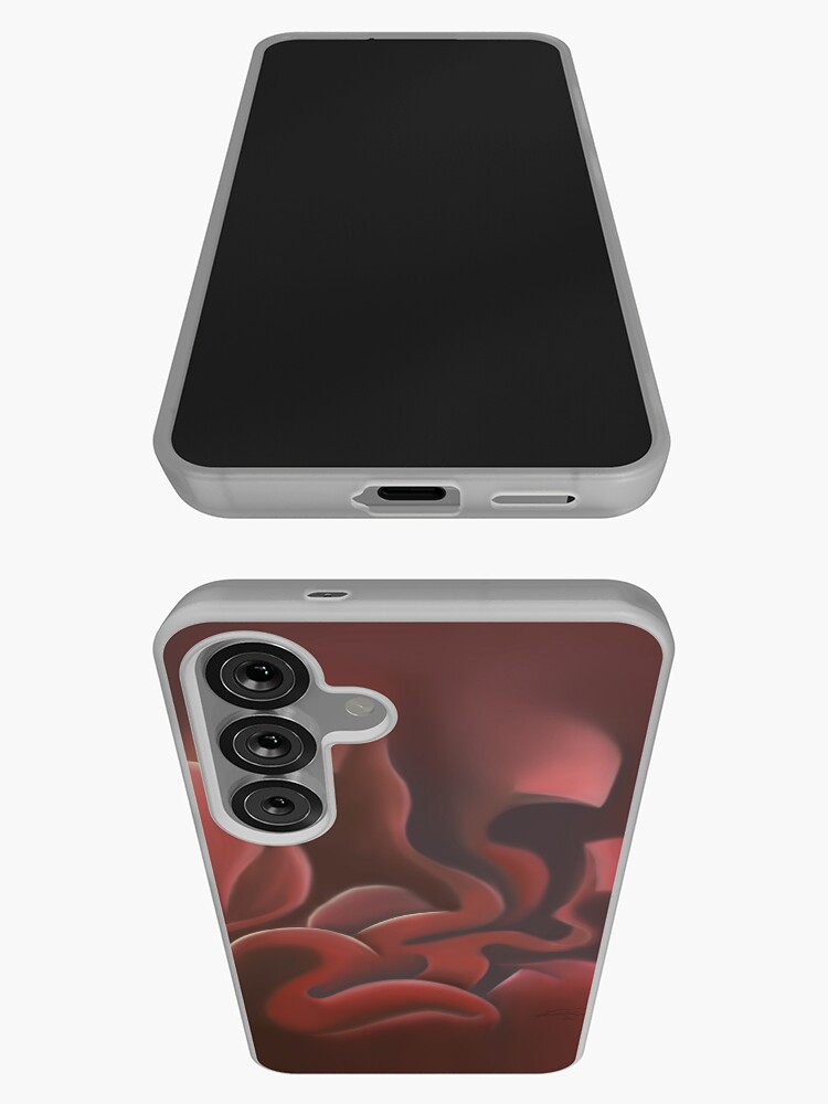 Thumbnail 3 of 4, Samsung Galaxy Phone Case, Veils of Sorrow – Surreal Emotional Art by Lara J. Trad designed and sold by Larajtrad.
