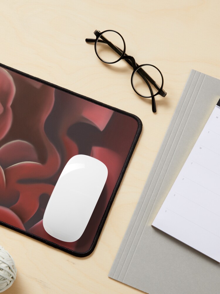 Thumbnail 3 of 5, Mouse Pad, Veils of Sorrow – Surreal Emotional Art by Lara J. Trad designed and sold by Larajtrad.