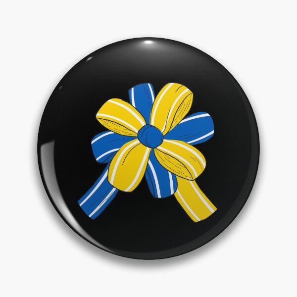 Item preview, Bow Ribbon In Ukraine Flag Colours designed and sold by ridnaledesigner.