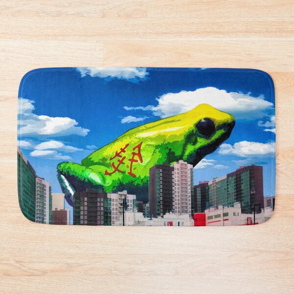 Item preview, A frog among high-rise buildings. Feng Shui. designed and sold by fishwithout.