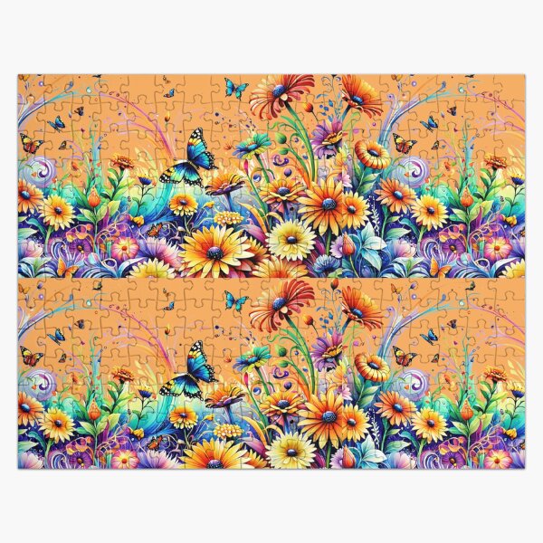 Artikel-Vorschau von Colorburst Garden – Dreamy Florals & Butterflies in Motion, designt und verkauft von Dreampanther.