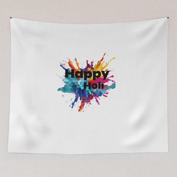 Item preview,  Vibrant Happy Holi Festival Design – Celebrate with Colors! designed and sold by ingolekiran.