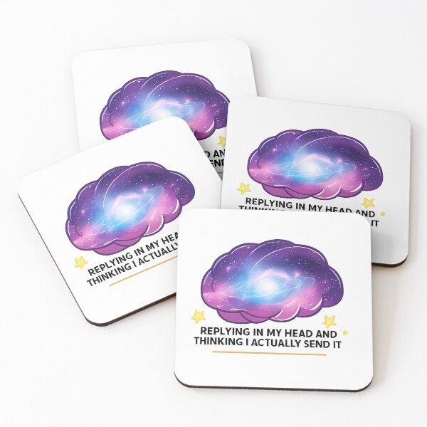 Item preview, Galaxy Brain Replying In My Head And Thinking I Actually Send It designed and sold by ThreadandThink.