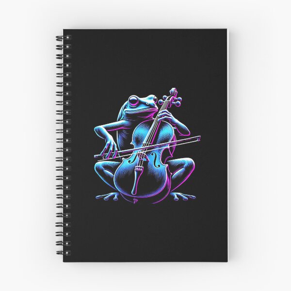 Item preview, Cute Blue Frog Symphony designed and sold by ATOTI.