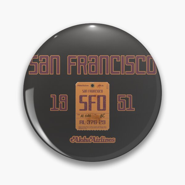 Item preview, Aloha airlines San Francisco tag designed and sold by LostTravelersLab.