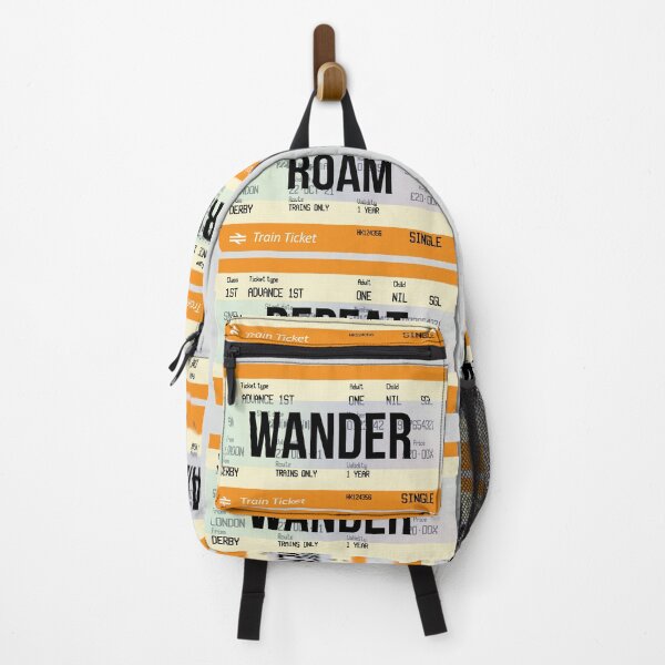 Item preview, Wander Roam Repeat Retro Ticket Wall Art, Dopamine Decor, Trip Reveal, London Train Ticket, European Vacation designed and sold by DazzledPenguin.