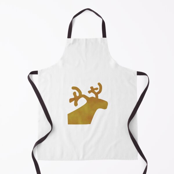 Item preview, Golden Reindeer on white designed and sold by CreaTwinkles.