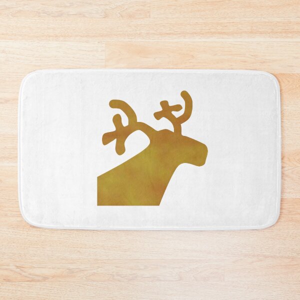 Item preview, Golden Reindeer on white designed and sold by CreaTwinkles.