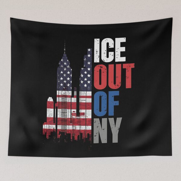 Item preview, ICE OUT OF NY ABOLISH ICE designed and sold by FestivityFinds.