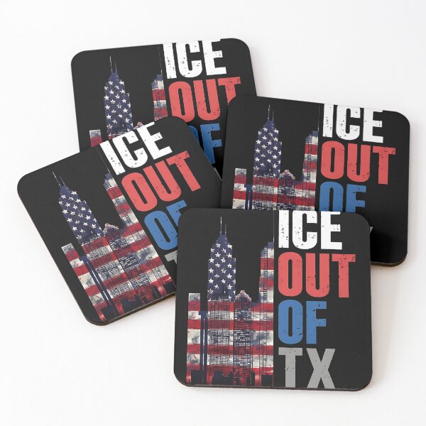 Item preview, ICE OUT OF TX ABOLISH ICE designed and sold by FestivityFinds.