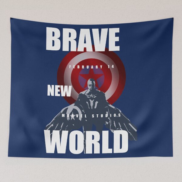 Item preview, Brave New World Poster designed and sold by randomvlover.