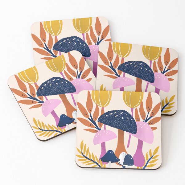 Item preview, Magic Mimosa Shrooms designed and sold by Shell Doodles Art.