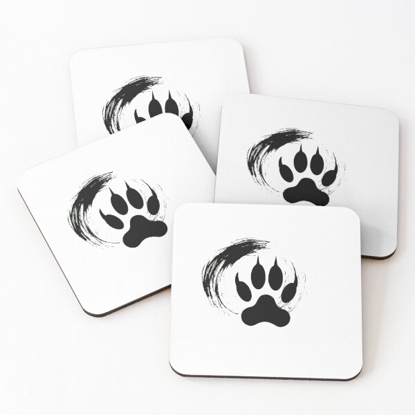 Item preview, Wolf Paw Print – Minimalist Wild Spirit Design designed and sold by KA-Design-Art.